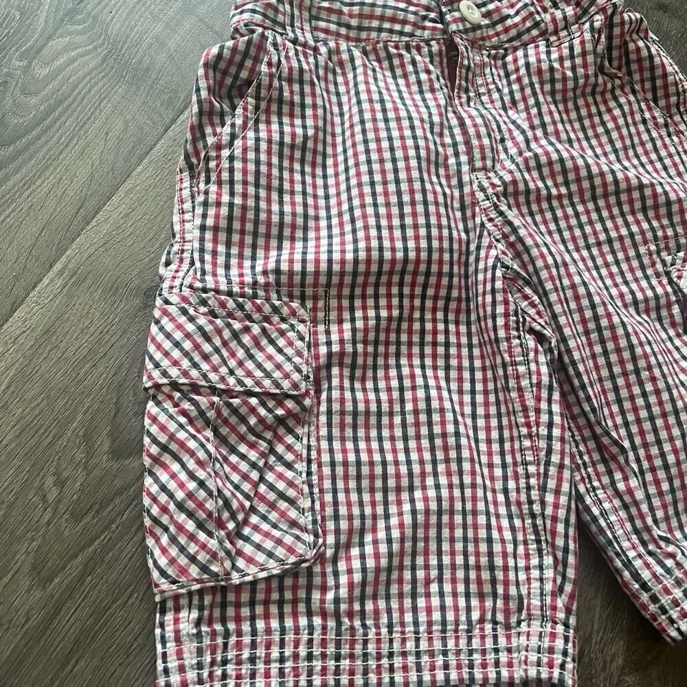 Hanna Andersson Gingham Shorts size 130 /8 Years
